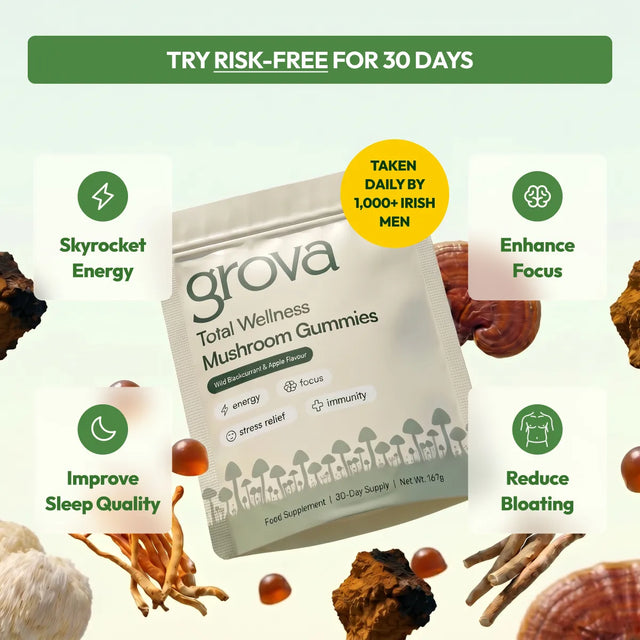 Grova Total Wellness Mushroom Gummies